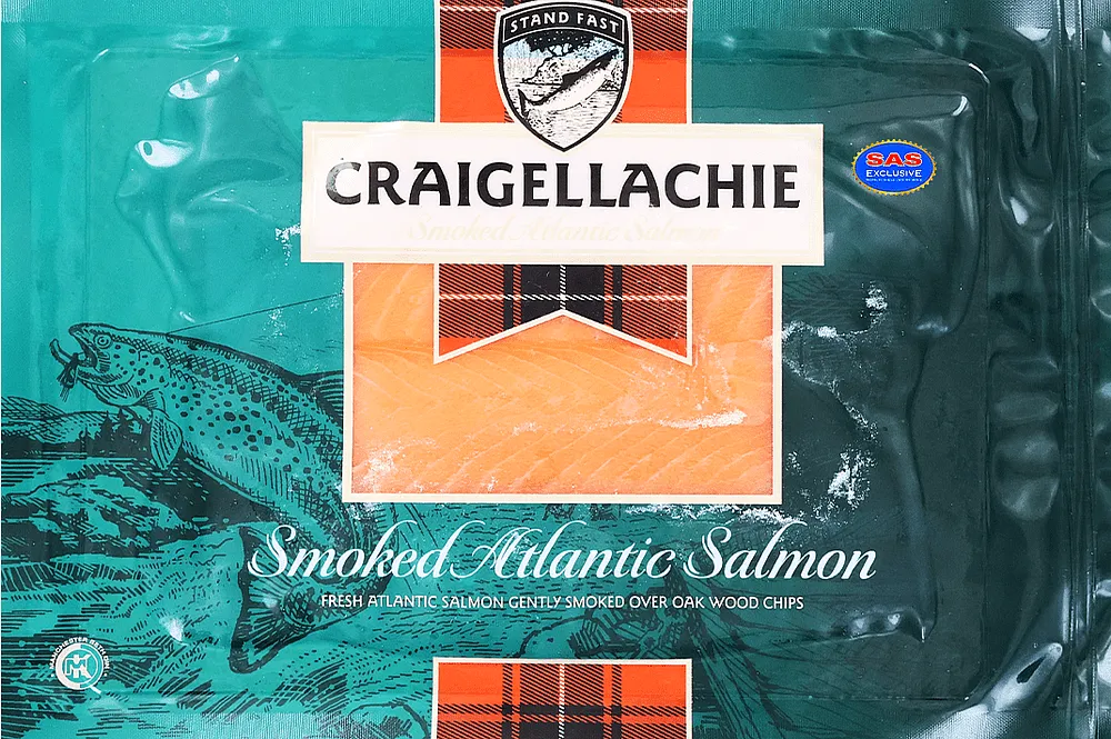 Smoked salmon "Craigellachie Atlantic" 0.100kg
