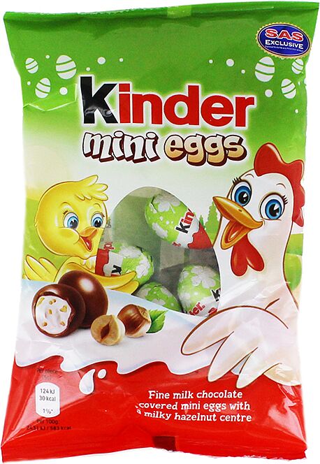 Շոկոլադե ձվիկներ «Kinder Mini Eggs» 85գ