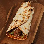 Lahmacun with angus kebab