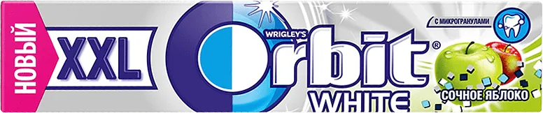 Apple chewing gum "Orbit White XXL" 20.4g 