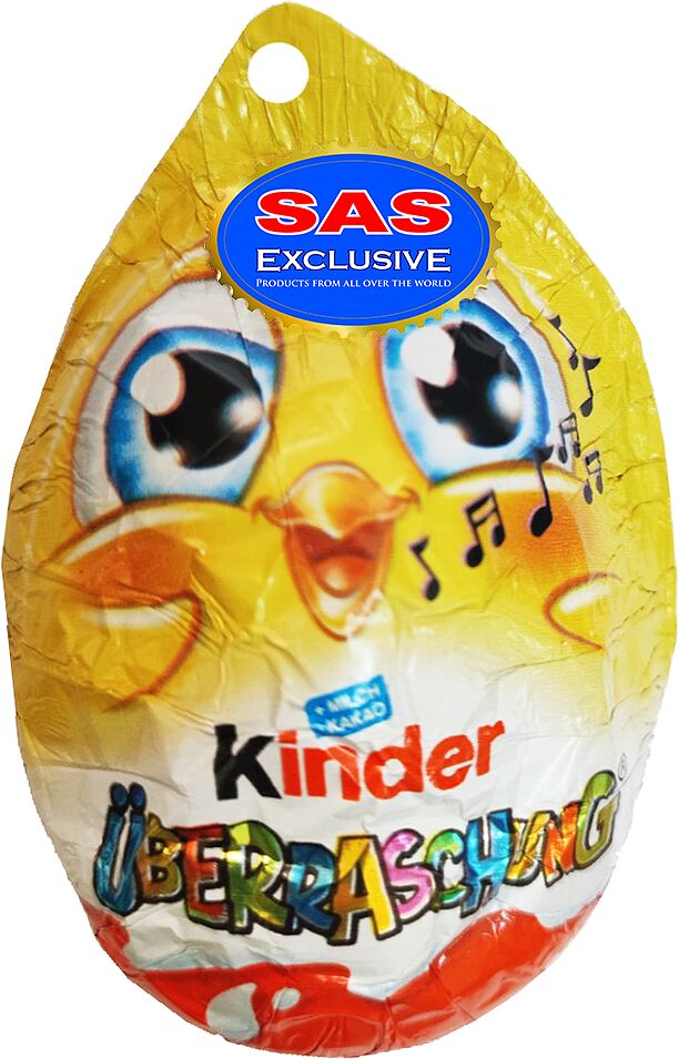 Chocolate egg "Kinder Überraschung" 20g