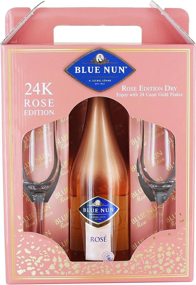 Вино игристое "Blue nun" 0.75л