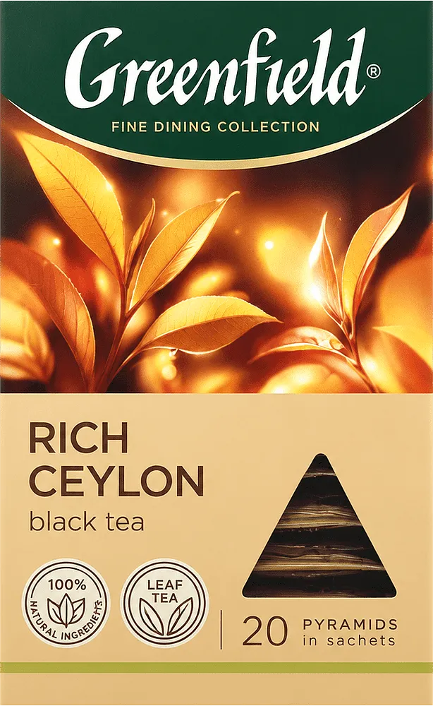 Թեյ սև «Greenfield Rich Ceylon» 20x2գ 
