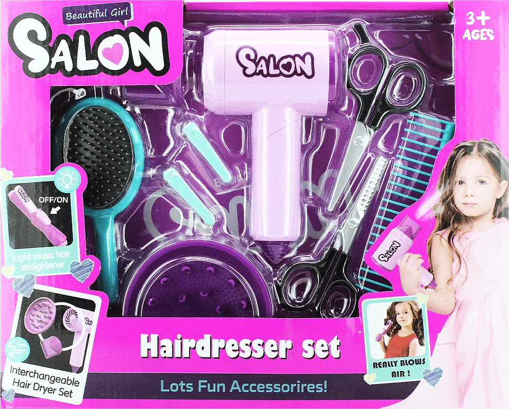 Hairdressing accessory set "Salon Beautiful Girl"

