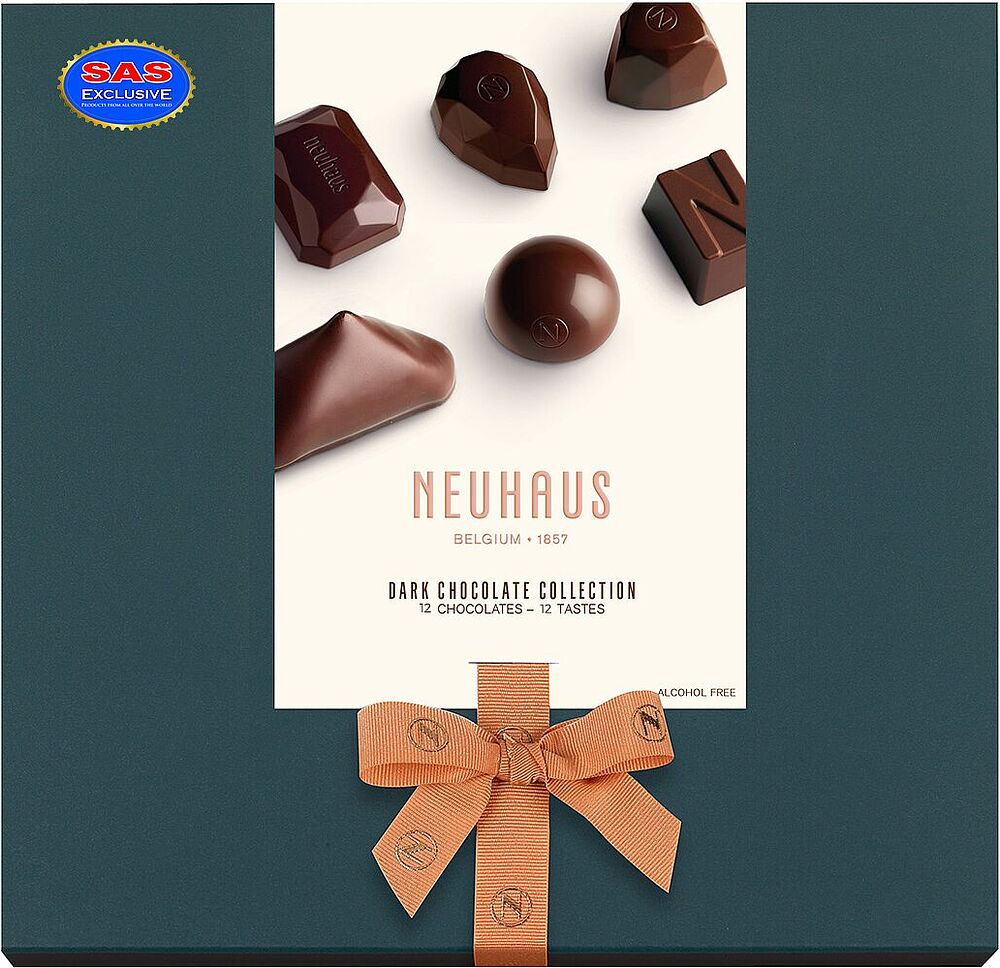 Chocolate candies collection "Neuhaus Dark" 144g
