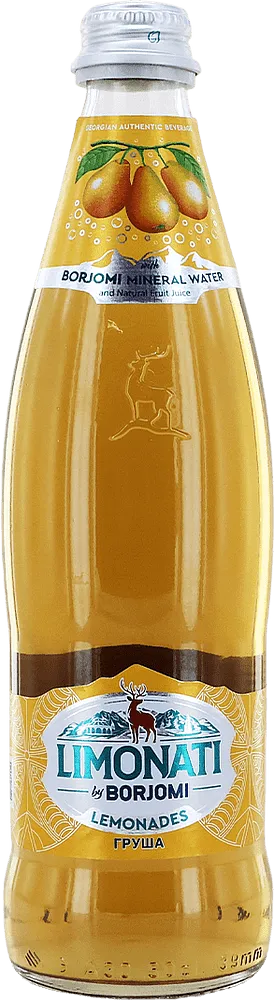 Pear flavored lemonade "Borjomi" 500ml
