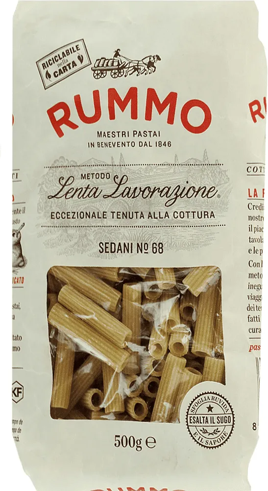 Pasta "Rummo Sedani №68" 500g
