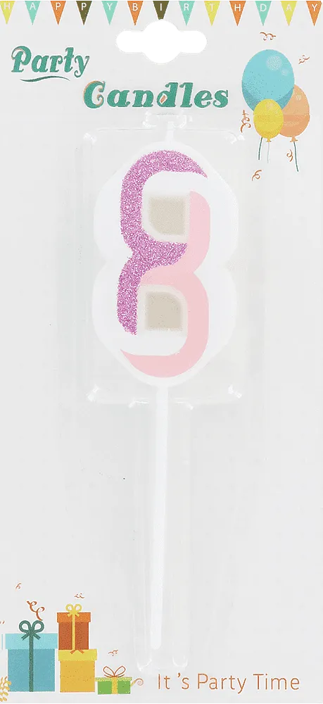Մոմ ծննդյան «Party Candles» N8
