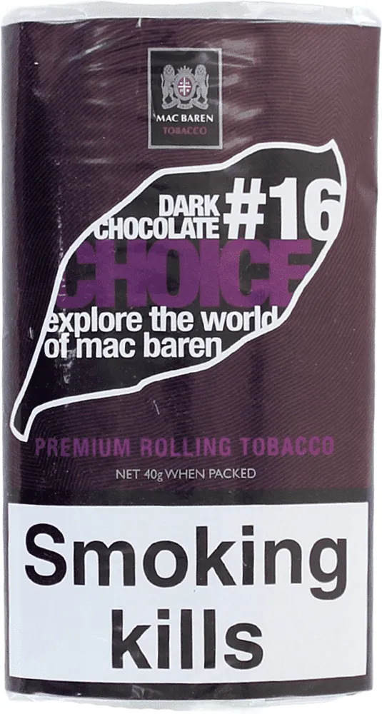 Tobacco "Mac Baren Dark Chocolate 16" 40g
