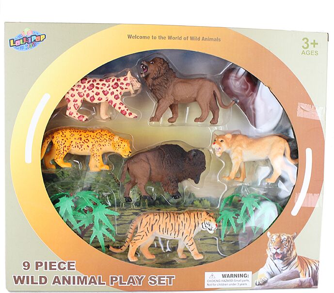Խաղալիքների հավաքածու «Wild Animal»