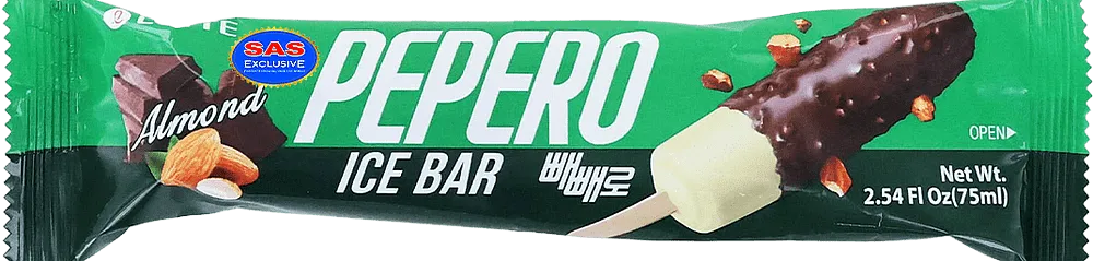 Պաղպաղակ շոկոլադով և նուշով «Lotte Pepero» 75մլ