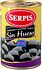 Black pitted olives "Serpis" 300g
