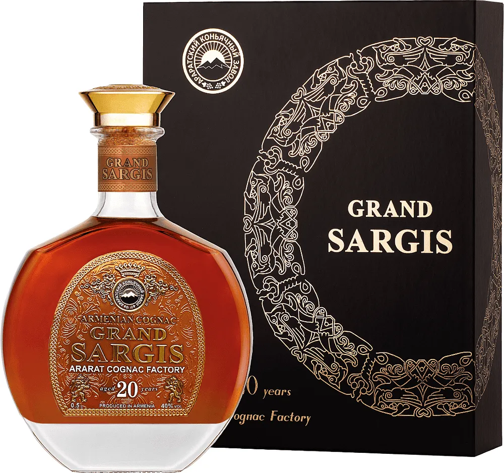 Cognac "Grand Sargis 20*" 0.5l
