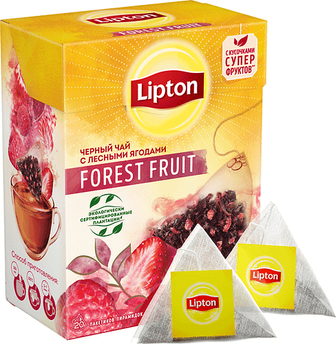 Թեյ սև «Lipton Forest Fruit» 34գ