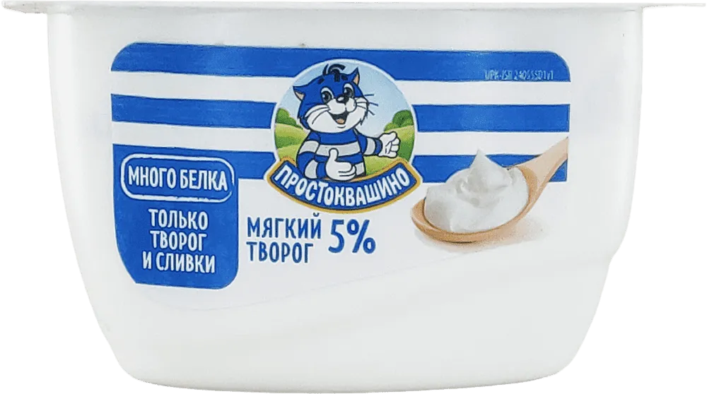 Soft curd "Prostokvashino" 120g, fat content: 5%
