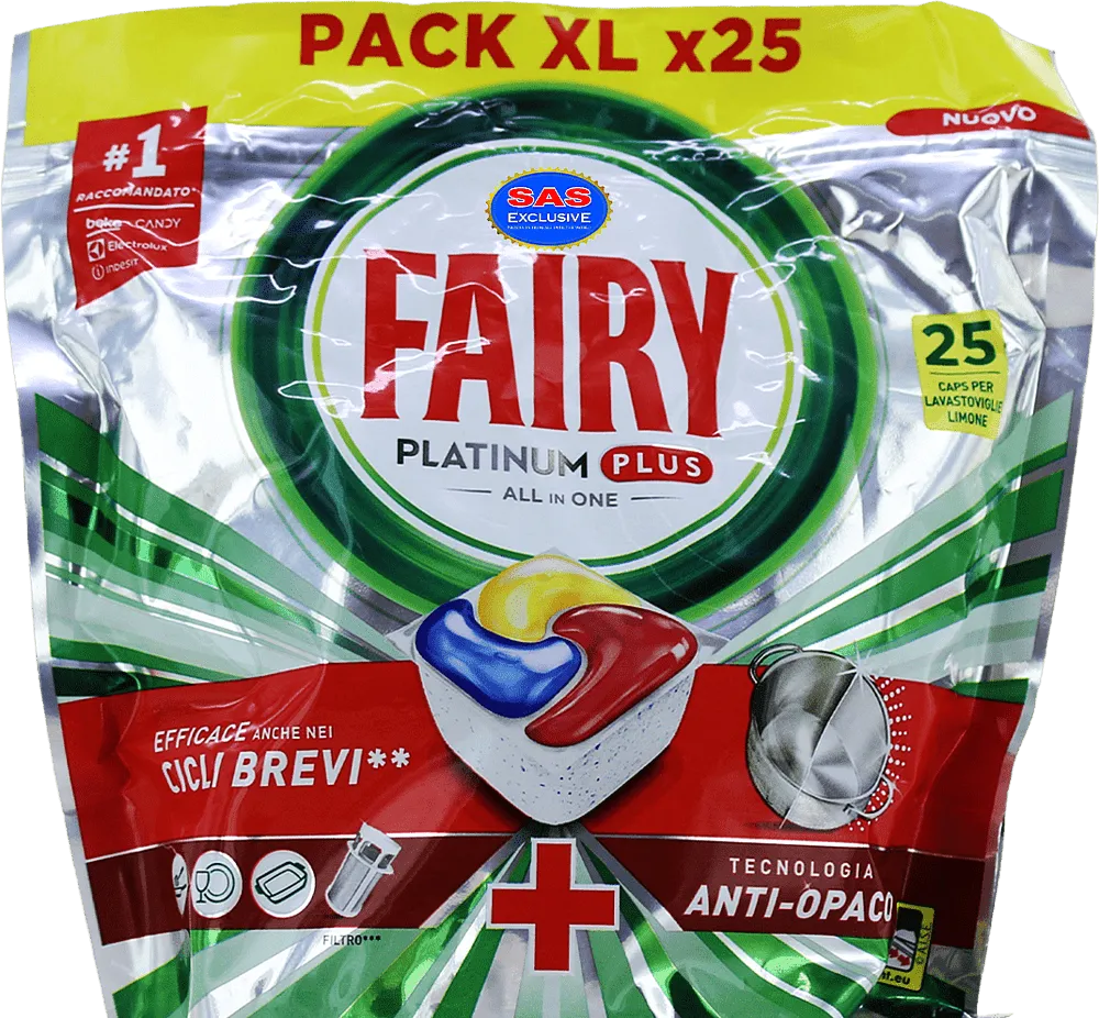 Capsules for dishwasher use "Fairy Platinum Plus" 25 pcs
