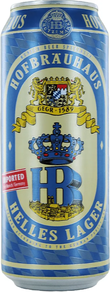 Beer "Hofbrauhaus HB" 500ml