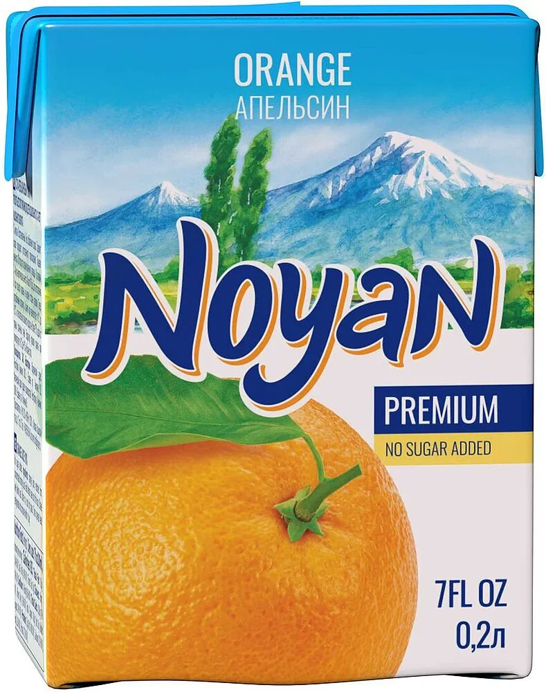 Orange juice "Noyan Premium" 200ml 