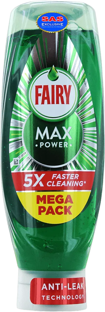 Dishwashing liquid "Fairy Max Power" 730ml