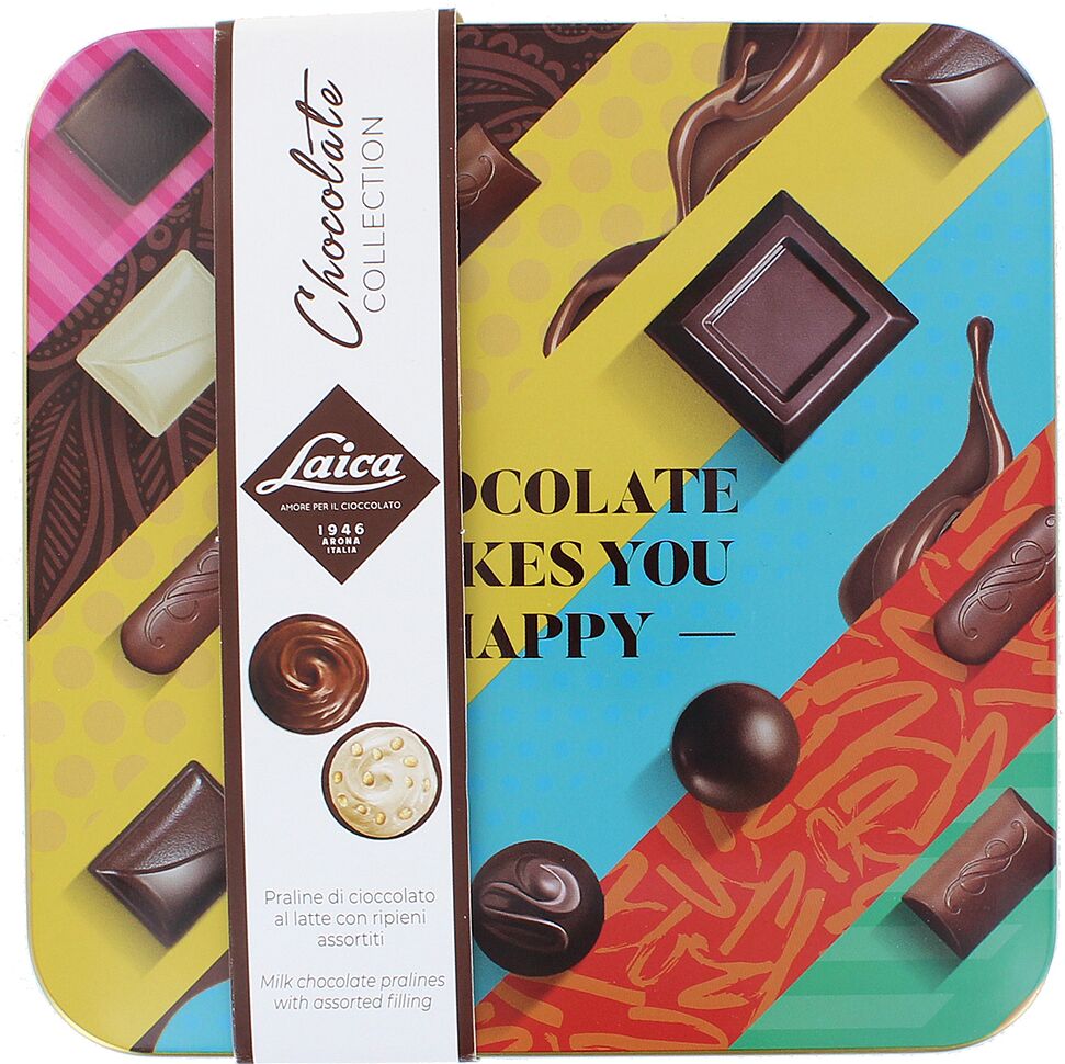 Շոկոլադե կոնֆետների հավաքածու «Laica Chocolate Collection» 300գ