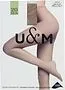Tights "U&M 20 Den XL" Natural