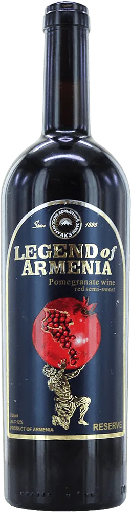 Red pomegranate wine "Legend of Armenia Reserve" 0.75l