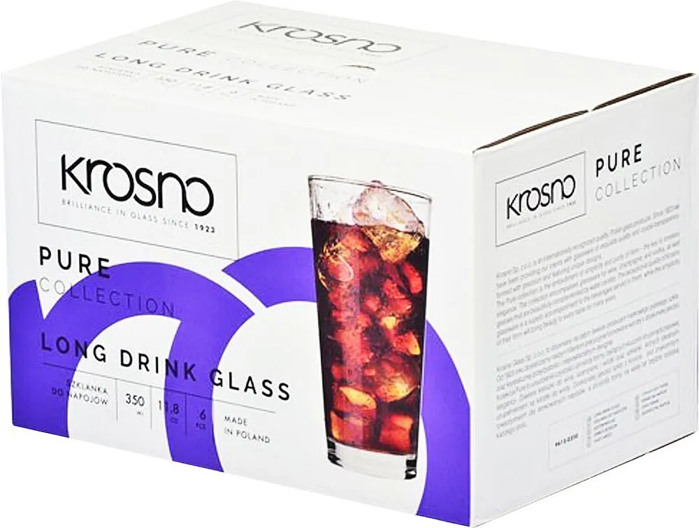 Glass "Krosno Pure" 6 pcs
