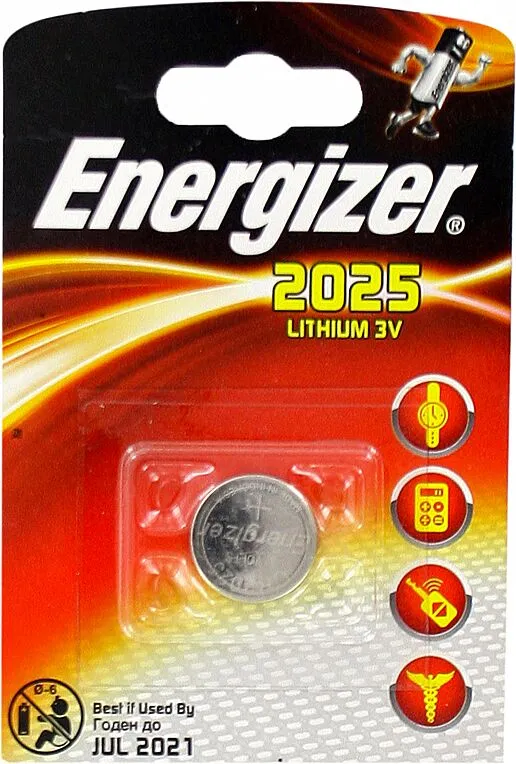 Lithium battery "Energizer 2025 3V" 1pcs