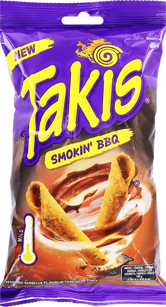 BBQ chips "Takis Smokin BBQ Mild" 100g