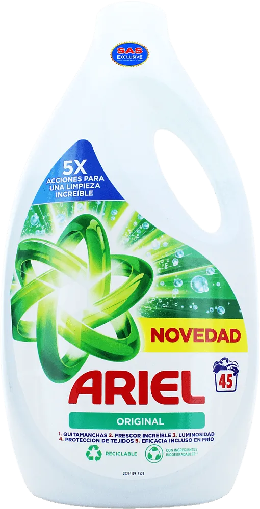 White washing gel "Ariel Original" 2250ml
