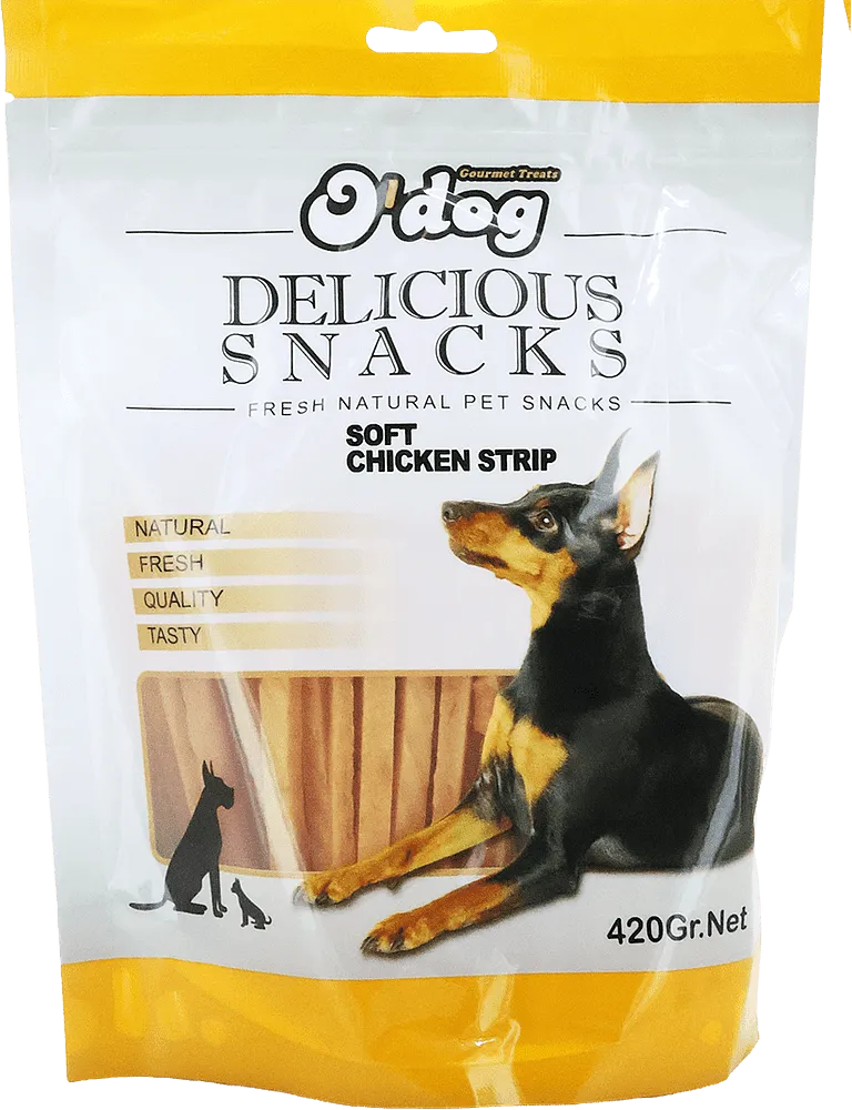 Chicken snacks for dogs "O'Dog Delicious Snack Chicken Strip" 420g