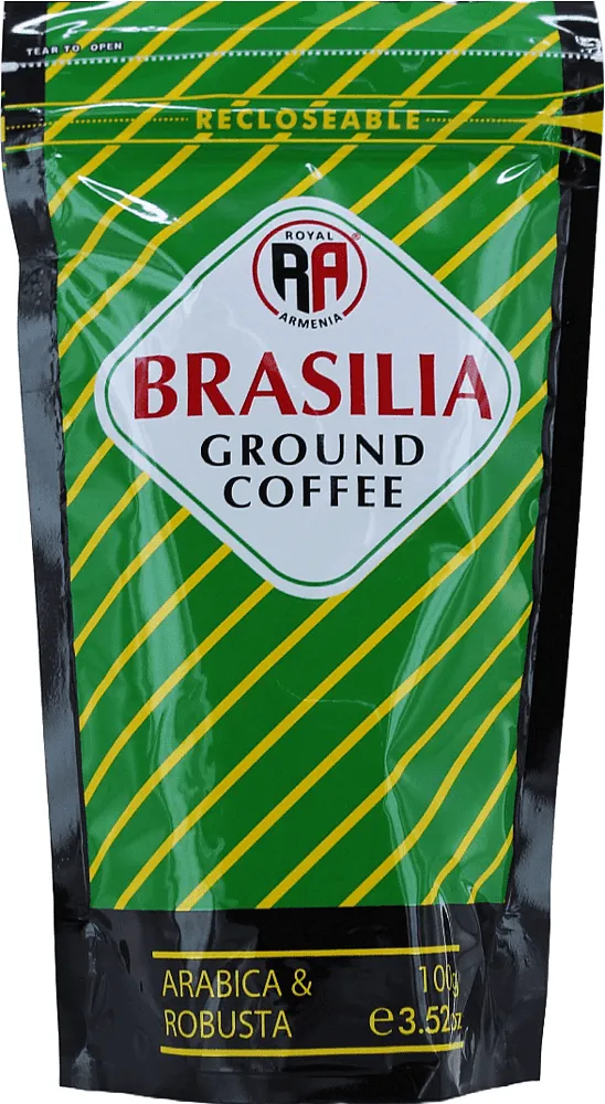 Ground coffee "Royal Brasilia" 100g