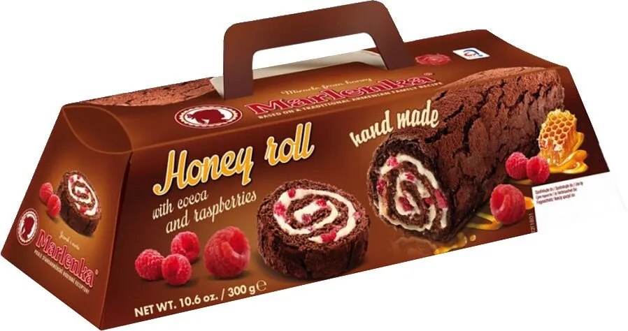 Biscuit rolls with honey "Marlenka" 300g
