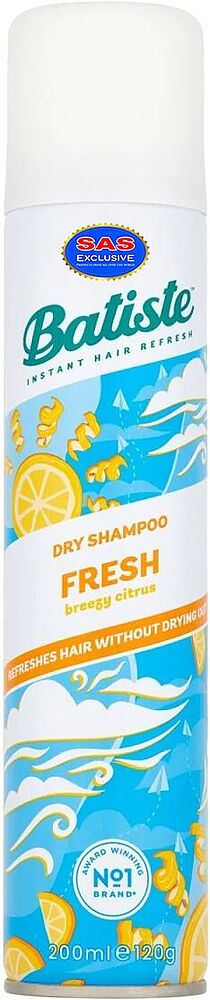 Dry shampoo "Batiste Fresh" 200ml

