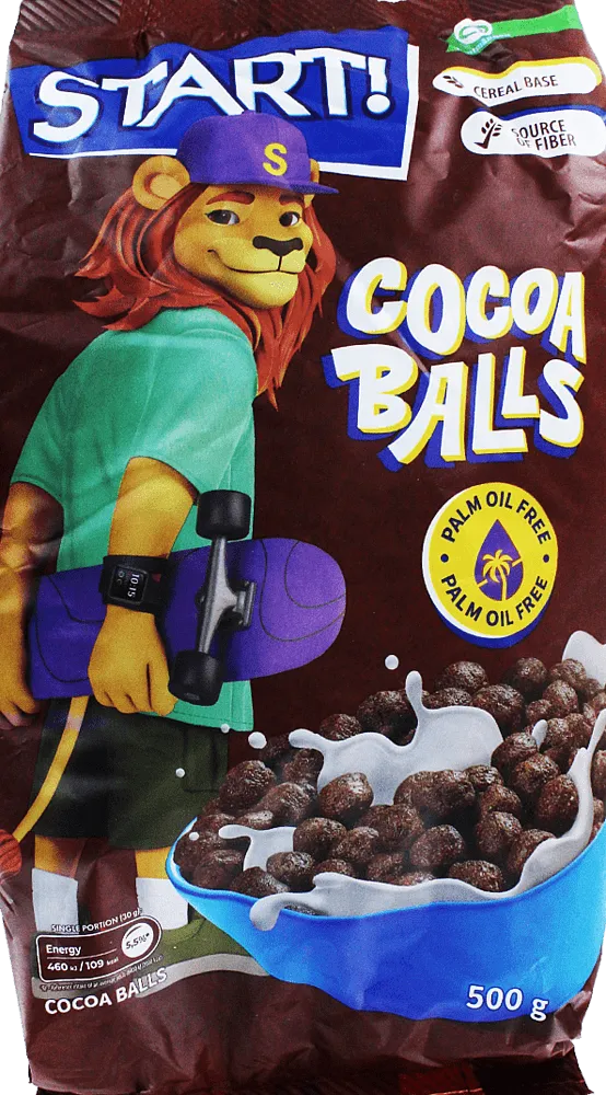 Ready breakfast "Start Cocoa Balls" 500g
