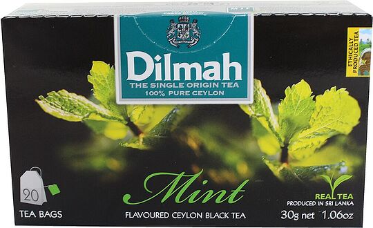 Թեյ սև «Dilmah Mint» 30գ


