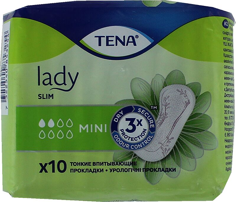 Ամենօրյա միջադիրներ «Tena Lady Slim Mini» 10հատ

