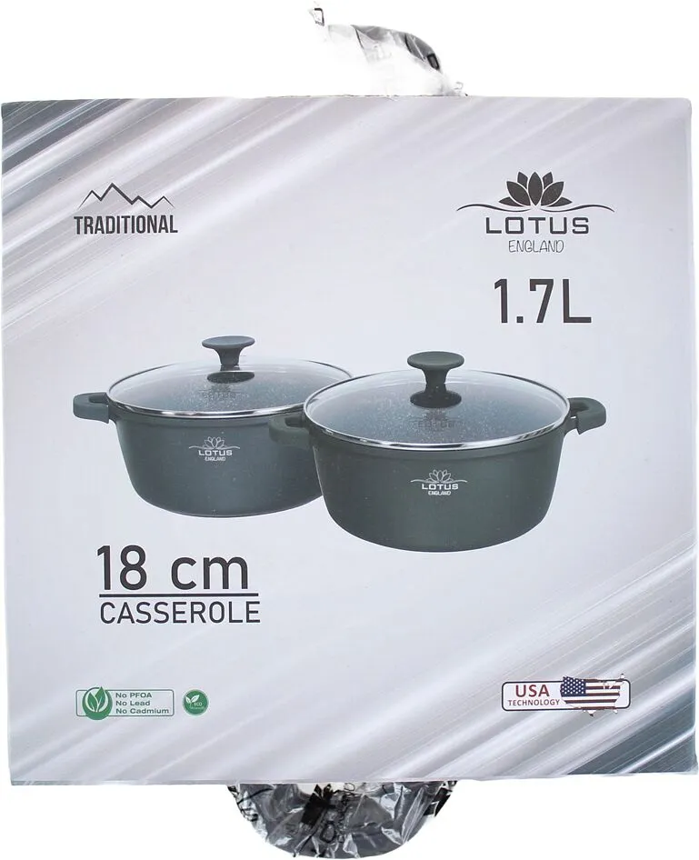 Casserole with lid "Lotus"

