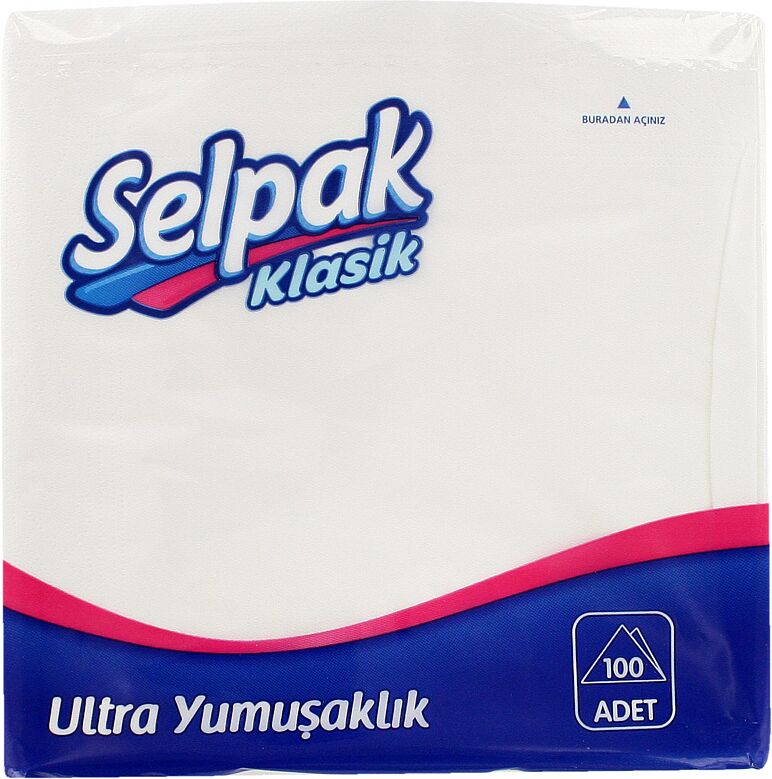 Салфетки "Selpak Premium" 100шт.