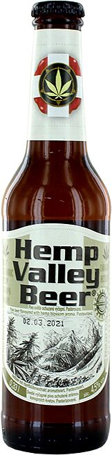 Beer "Hemp Valley" 0.33l