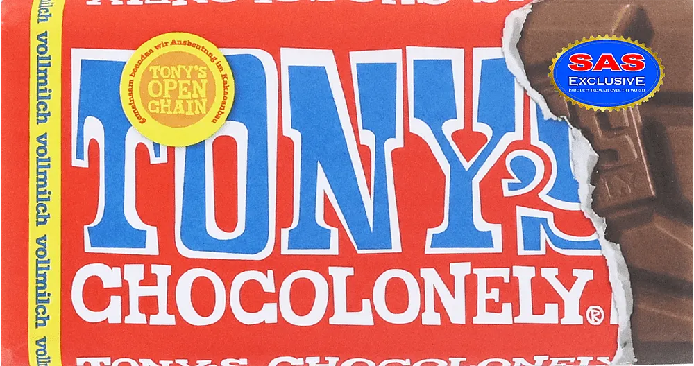 Շոկոլադե սալիկ կաթնային «Tony's Chocolonely» 90գ
