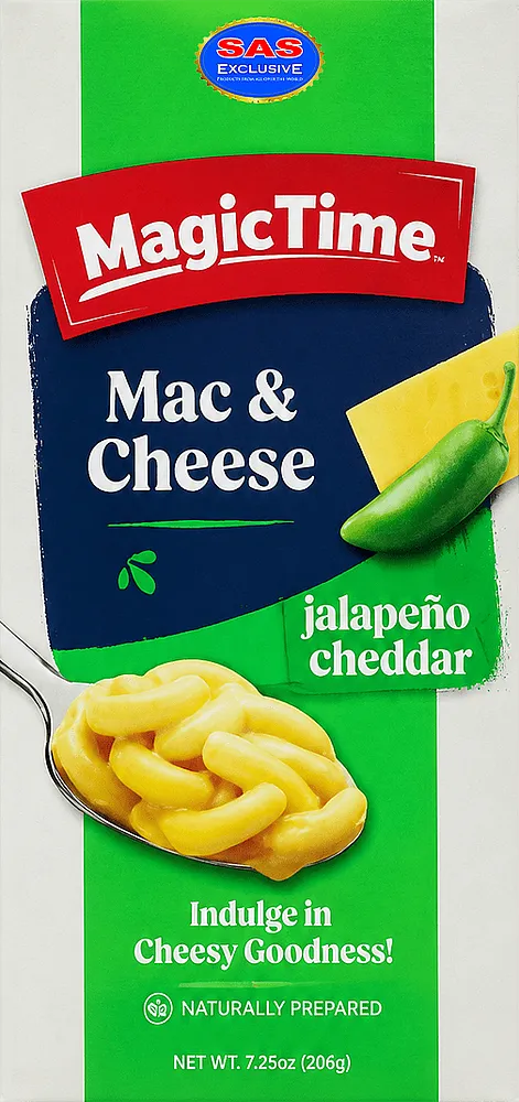 Մակարոն «Magic Time Mac & Cheese Jalapeno Cheddar» 205գ