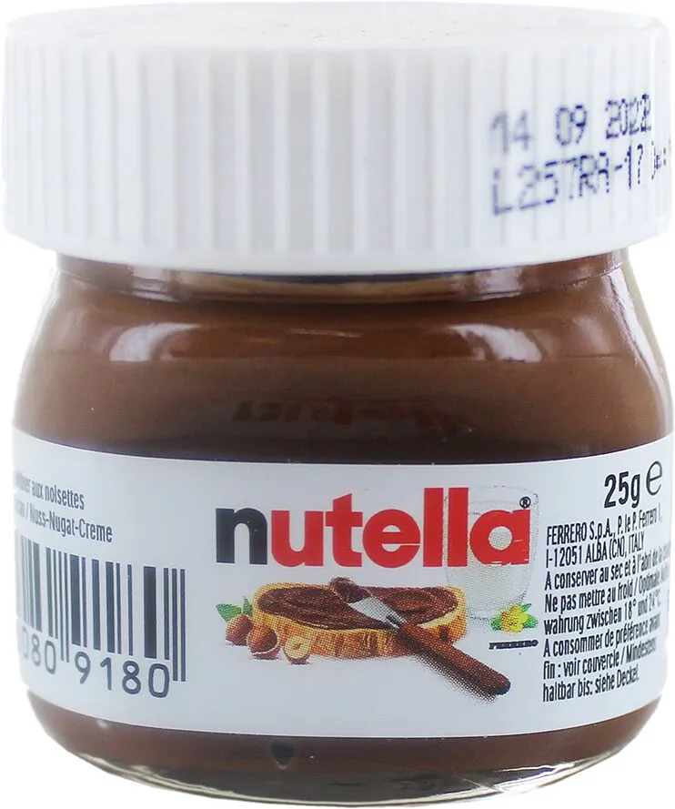 Chocolate-hazelnut paste "Nutella" 25g