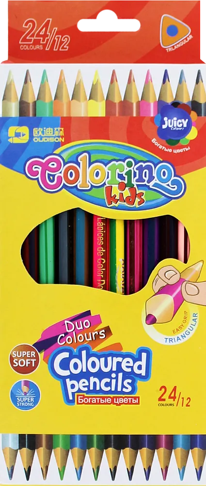 Colour pencils "Colorino Kids" 12 pcs
