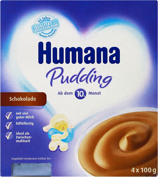 Chocolate pudding "Humana" 400g 