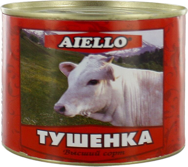 Canned stewed meat
