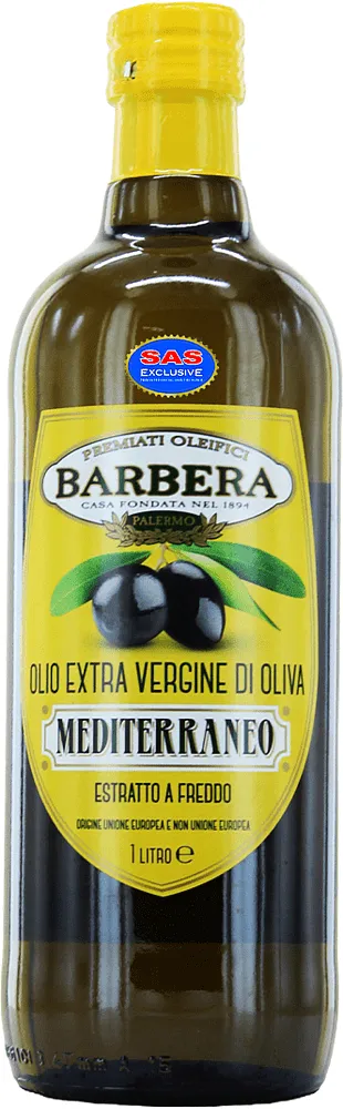 Olive oil "Barbera Mediterraneo Extra Virgin" 1l