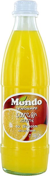 Lemonade "Mondo" 0.33l Orange
