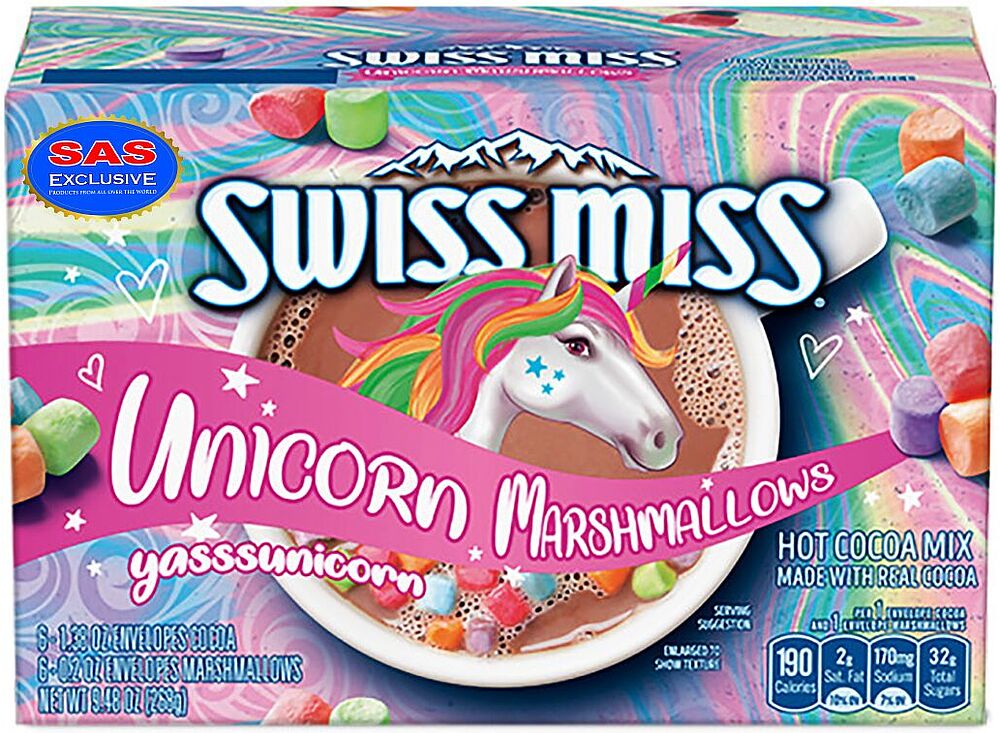 Տաք շոկոլադ և պաստեղ «Swiss miss» 268գ 