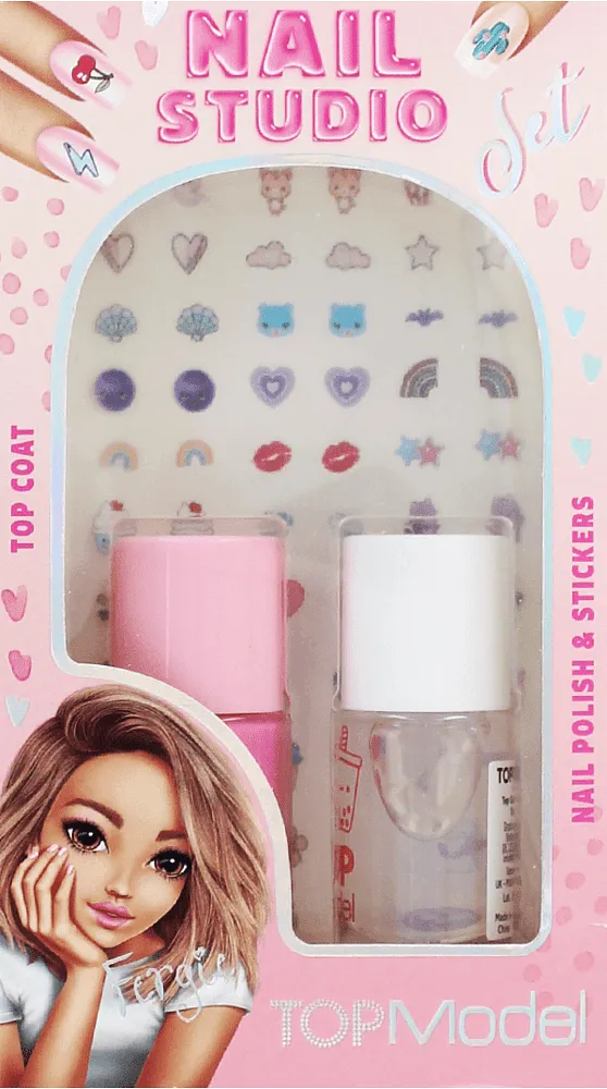 Kids nail set "Top Model" 2 pcs